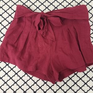 Hayden Red Shorts Size Medium